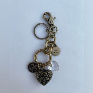 KATHY 💛Elegant Heart and Charm Keychain